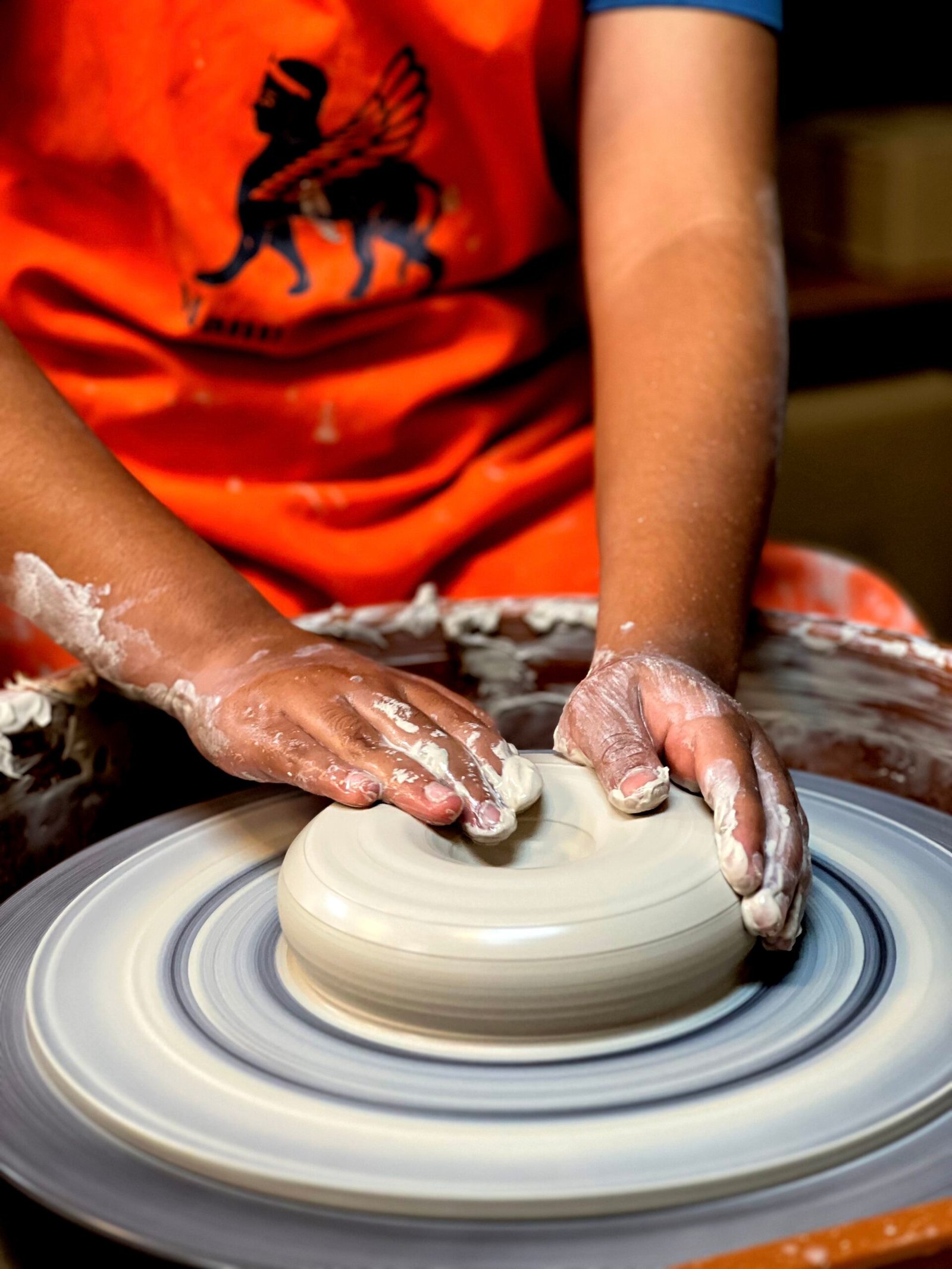 Pottery wheel workshop at Manna Pottery